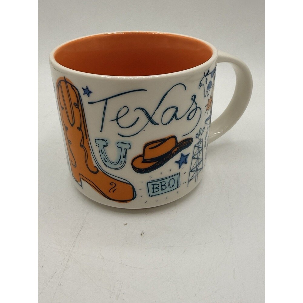 Starbucks Texas Lone Star State Been There Series 14 Fl Oz Coffee Mug Boots